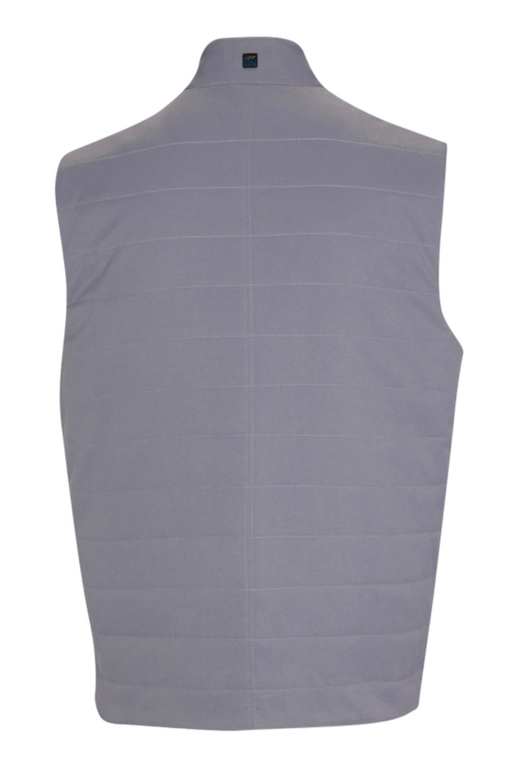 Greg Norman Men's KNIGHT FULL ZIP VEST G7F22V630 Steel Grey Size