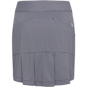 Greg Norman Gingham 17-Inch Skort G2S23H181 Navy Size: Medium
