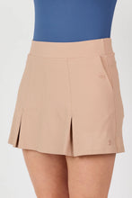 Sofibella FLEX RIB 16" SKORT - QUIET FORCE 2509QUFMOC Color: Mocha Size: Small