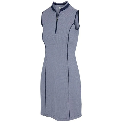 Greg Norman Womens Arielle Sleeveless Zip Golf Dress G2S23K108 Navy Size: Medium