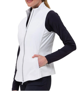 Dunning Blake Insulated Performance Vest D2F24V451 White Size: Medium