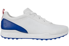 ECCO (NEW W/O BOX) MEN’S BIOM HYBRID 131674-57208 WHITE/ MAZARINE BLUE 9-9.5