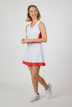 Sofibella Golf DRESS - VIVA HIBISCUS 2491VIVWHT Color: White  Size: Small