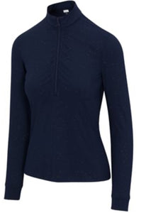 Greg Norman Stardust 1/2 Zip Outerwear Pullover G2F24K418 Navy Size: Medium