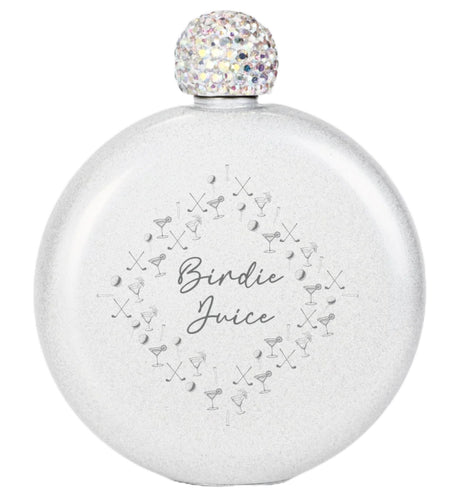 Birdie Juice Flask - White