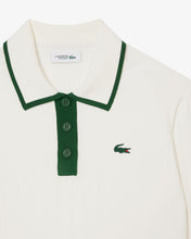 LACOSTE Women's Polo Collar Stretch Golf Sweater AF8544 CW XON -SMALL