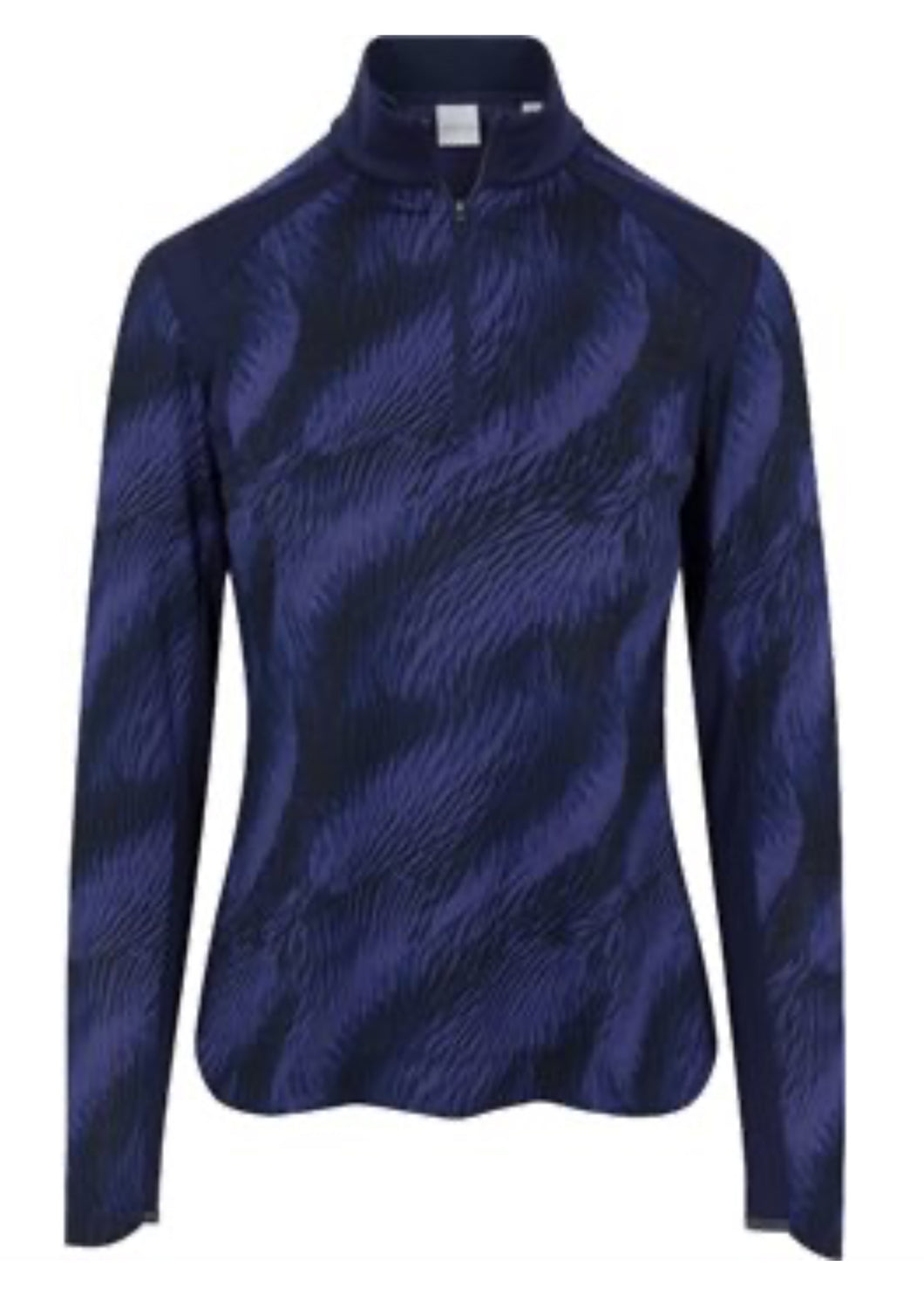 Dunning Rhona Ventilated 1/4 Zip Outerwear Pullover D2F24K129 Night Sky Size: Medium