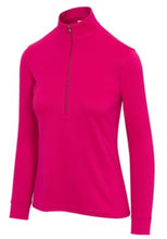 Greg Norman Clubhouse 1/2 Zip Mock French Parfait Heather Outerwear Pullover G2F24K065 French Parfait Heather Size: Medium