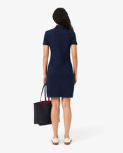LACOSTE Women's Slim Fit Stretch Mini Piqué Polo Dress SMALL