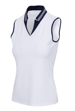 Greg Norman Lumina Sleeveless Polo G2S24K100 White