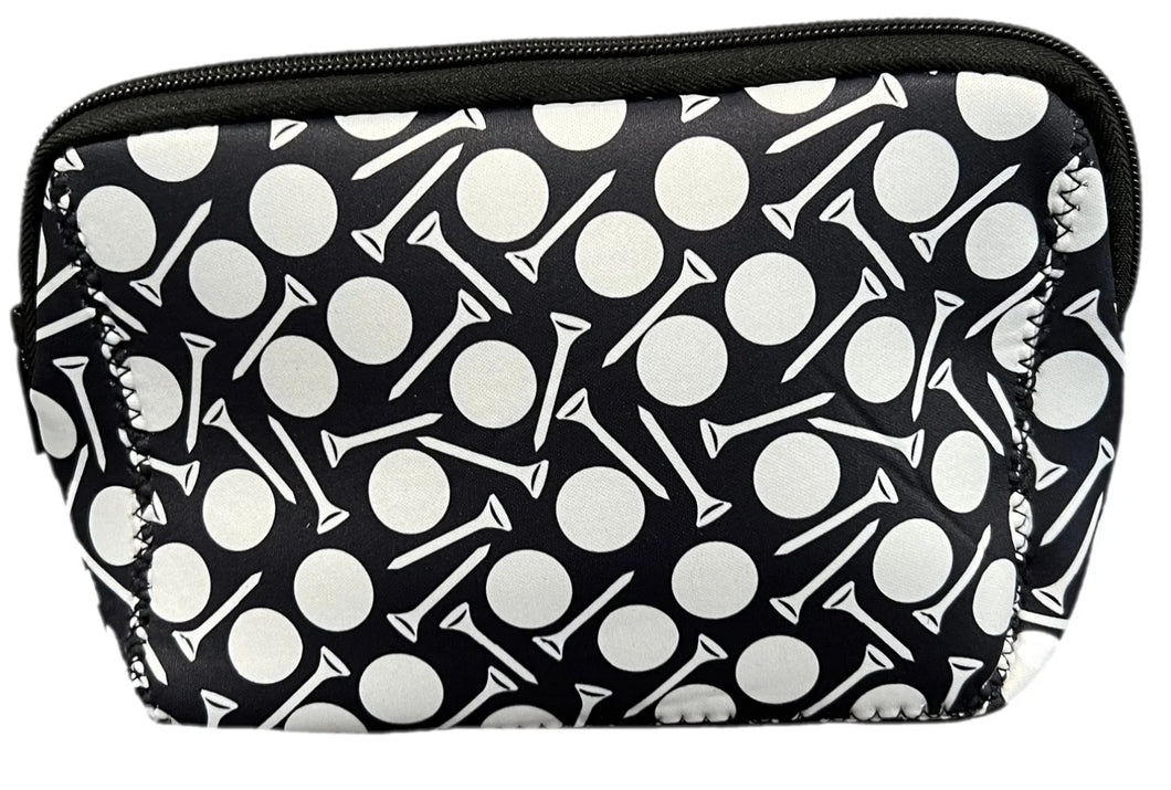 Neoprene Cosmetic Pouch - Ball & Tee
