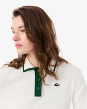 LACOSTE Women's Polo Collar Stretch Golf Sweater AF8544 CW XON -SMALL