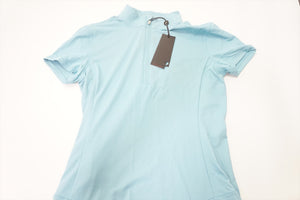Greyson Short Sleeve Halley Quarter Zip Echo Size: Large