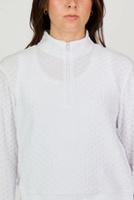 Sofibella PULLOVER - WHITE STRIPES 2534WSTWHT Color: White Size: Small