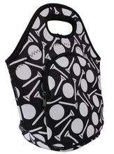 Neoprene Lunch Bag with Pocket - Ball & Tee