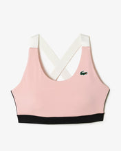 Lacoste Women’s SPORT Cross Strap Sports Bra IF4923 CW YIM Waterlily/Black Size: Small
