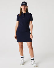 LACOSTE Women's Slim Fit Stretch Mini Piqué Polo Dress SMALL