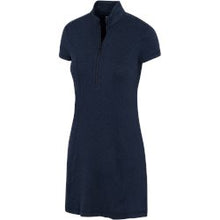 Greg Norman Elodie Half-Zip Navy Heather Dress G2S24K414 Size: Medium
