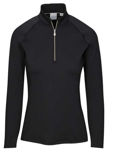 DUNNING WOMEN'S RILEY 1/4 ZIP PULLOVER D2S22K274 Black Size: Medium