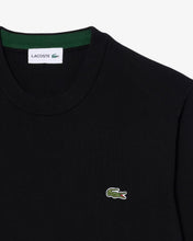 LACOSTE Men's Crew Neck Wool Sweater AH1988-51-031 BLACK - MEDIUM