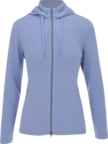 Greg Norman Amanda Full-Zip Hoodie Periwinkle Heather G2S23J466 Size: Medium