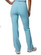 Greyson Cleo Flare High-Rise Ribbed Active Leggings LSP25B44 877-HEAVEN Size: L