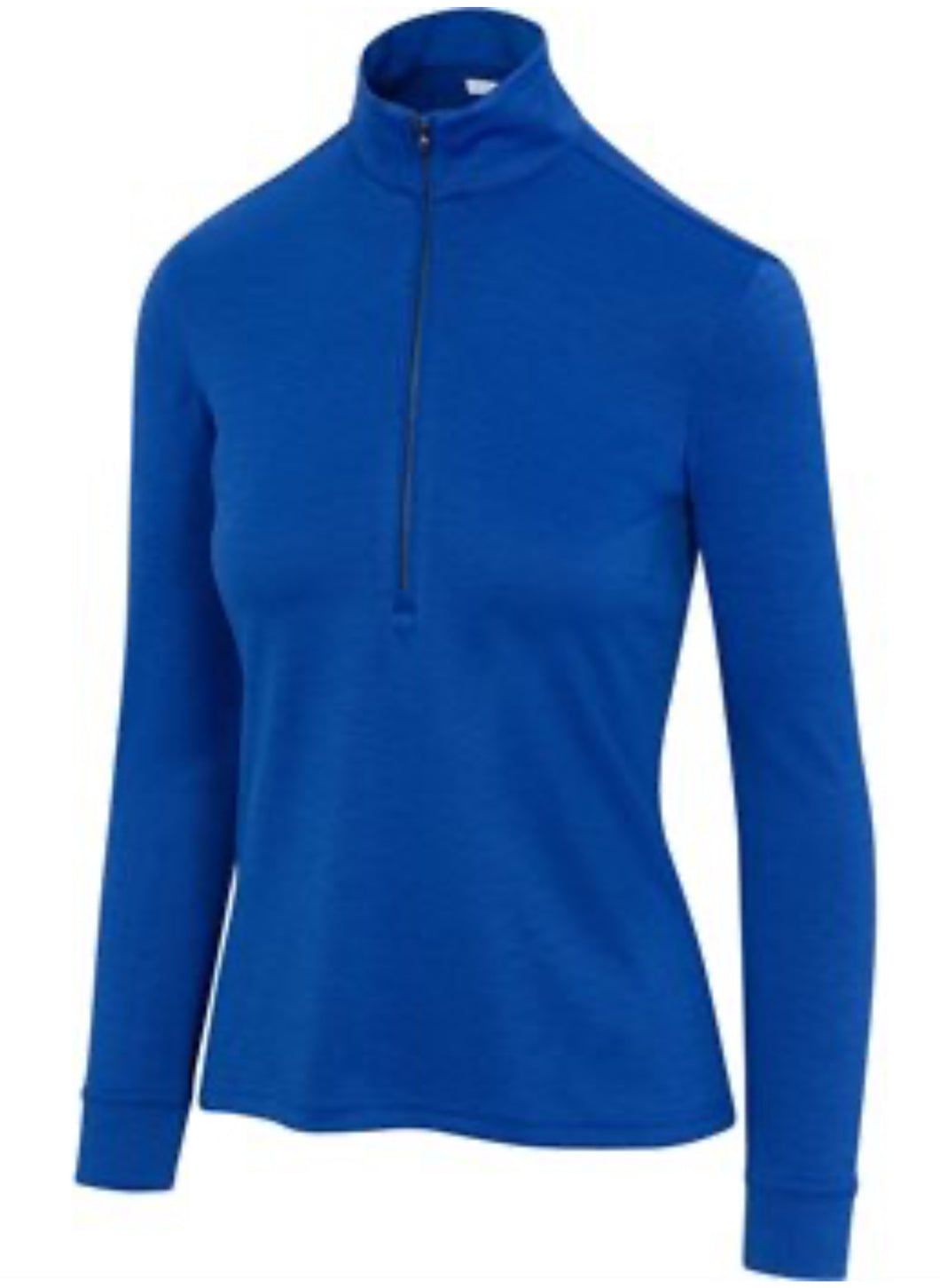 Greg Norman Clubhouse 1/2 Zip Mock Outerwear Pullover G2F24K065 Regal Blue Heather Size: Medium