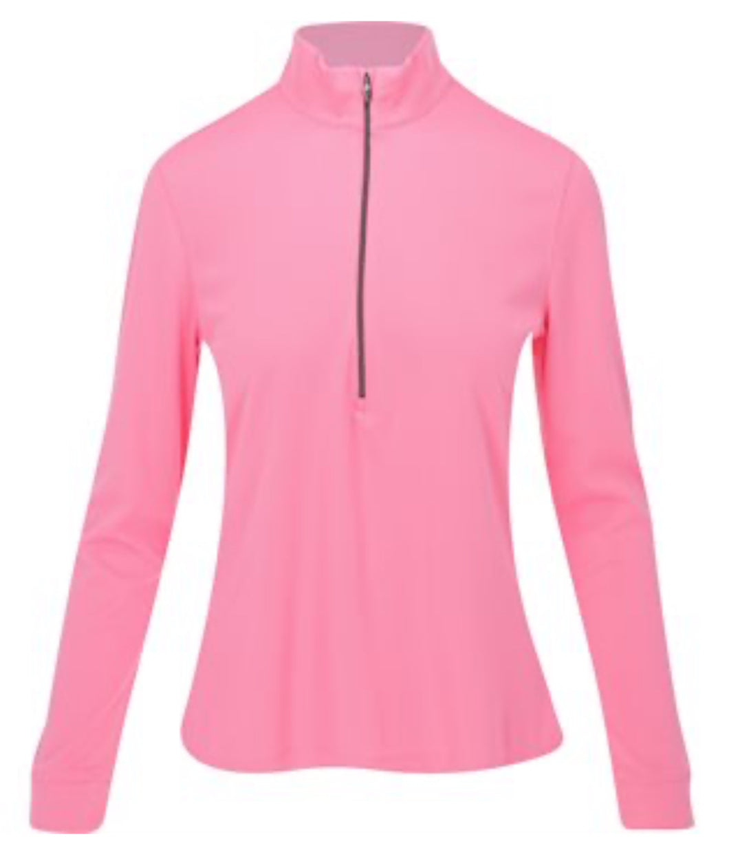 Greg Norman Fairway 1/2 Zip Mock Outerwear Pullover G2S23K077 Peony Size: Medium