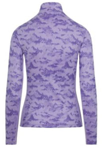 Dunning Tully Ventilated Performance Shirt Polo Long Sleeve Allium D2S24K424