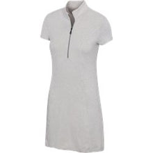 Greg Norman Elodie S/S 1/2 Zip Dress Shark Grey Heather G2S24K414 Size: Medium