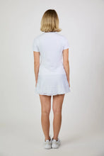 Sofibella SHORT SLEEVE - WHITE STRIPES 2538WSTWHT Color: White Size: Small