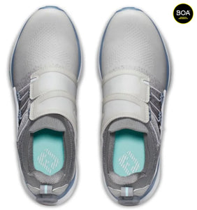 FootJoy Womens HyperFlex BOA Golf Shoes - Gray/White 98171