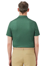 Lacoste Men's Golf All Over Printed Polo Shirt Green/White DH4825 CW 291  -MEDIUM