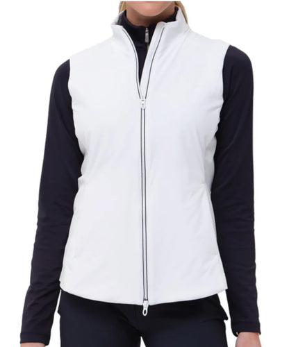 Dunning Blake Insulated Performance Vest D2F24V451 White Size: Medium