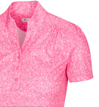 Greg Norman ML75 Microlux Starfish & Shells Print Polo G2S23K401 Peony Size: Medium