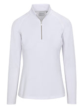Dunning WOMEN'S PLAYER JERSEY PERFORMANCE QUARTER ZIP D2F23K420 White Size: Medium