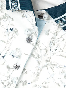 Greyson Water Thistle Scarlett Polo LFA23K26A Arctic Size: Large & X-Large