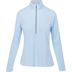 Greg Norman Fairway 1/2 Zip Mock Outerwear Pullover G2S23K077 Misty Blue Size: Medium