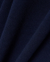 LACOSTE Men's Cotton V-Neck Sweater AH1951-51-166 NAVY BLUE -MEDIUM