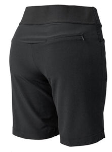 GN Collection Greg Norman Women's Elastic Back 19" Golf Shorts G2S21H525 Black