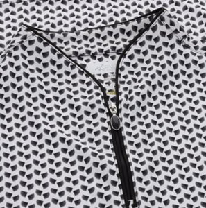 Greg Norman ML75 Microlux Fan Black Shirt Polo Short Sleeve G2S24K411 Size: Medium