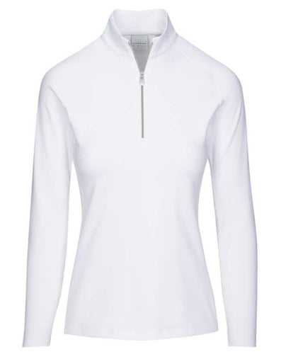 DUNNING WOMEN'S RILEY 1/4 ZIP PULLOVER D2S22K274 White Size: Medium