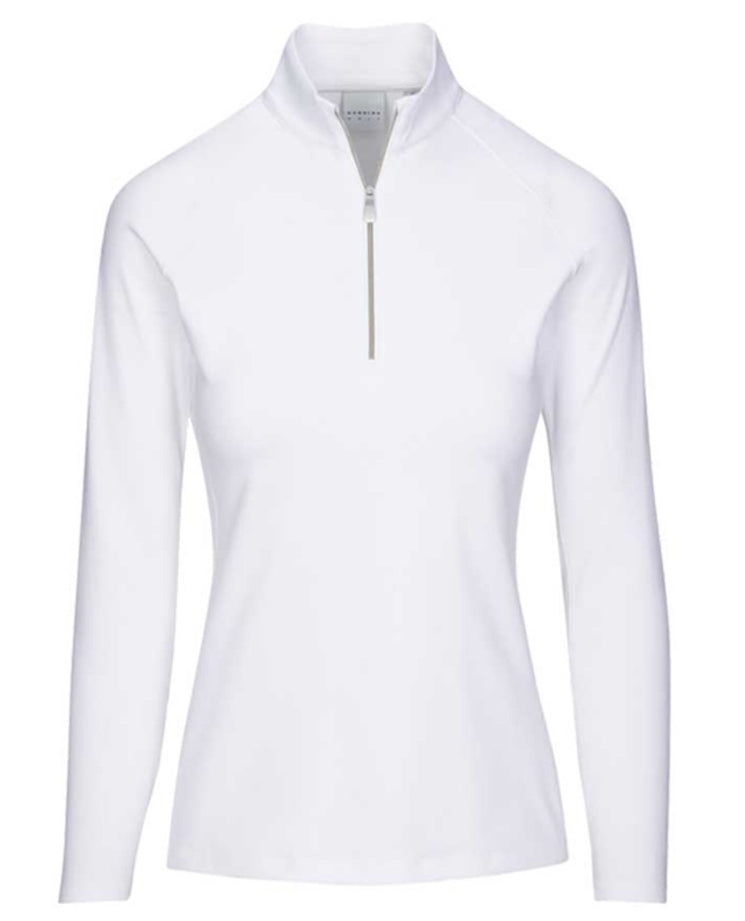 DUNNING WOMEN'S RILEY 1/4 ZIP PULLOVER D2S22K274 White Size: Medium