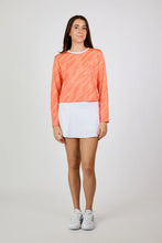 Sofibella	LONG SLEEVE - WILD CORAL 2522WICWCO Color: Wild Side Jacquard Coral Size: Small