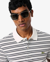 LACOSTE Classic Fit Striped Petit Piqué Polo PH0871-51-7XI BLACKBIRD -MEDIUM
