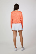Sofibella	LONG SLEEVE - WILD CORAL 2522WICWCO Color: Wild Side Jacquard Coral Size: Small