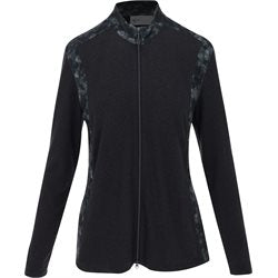 Greg Norman DARCY FULL-ZIP JACKET G2F23J468 Black Heather Size: Medium