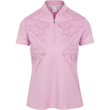 Dunning EILISH JERSEY PERFORMANCE POLO D2F24K430 Mauve Desert Size: Medium