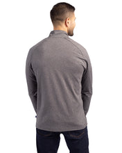 Cutter & Buck Adapt Eco Knit Heather Mens Quarter Zip Pullover MCK01281 Elemental Grey Size: Large