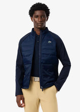 Lacoste Men's High-Neck Quilted Golf Jacket BH2638 51 423 Navy Blue Size: M